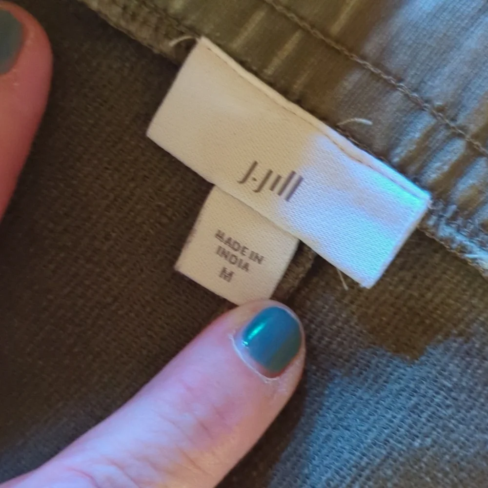 J. Jill Cozy Pants! Well Loved. Organic Stitched Side Seams. Sz M. - Picture 5 of 13